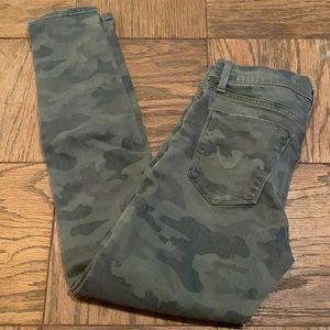 Hudson camouflaged skinny jeans size 27